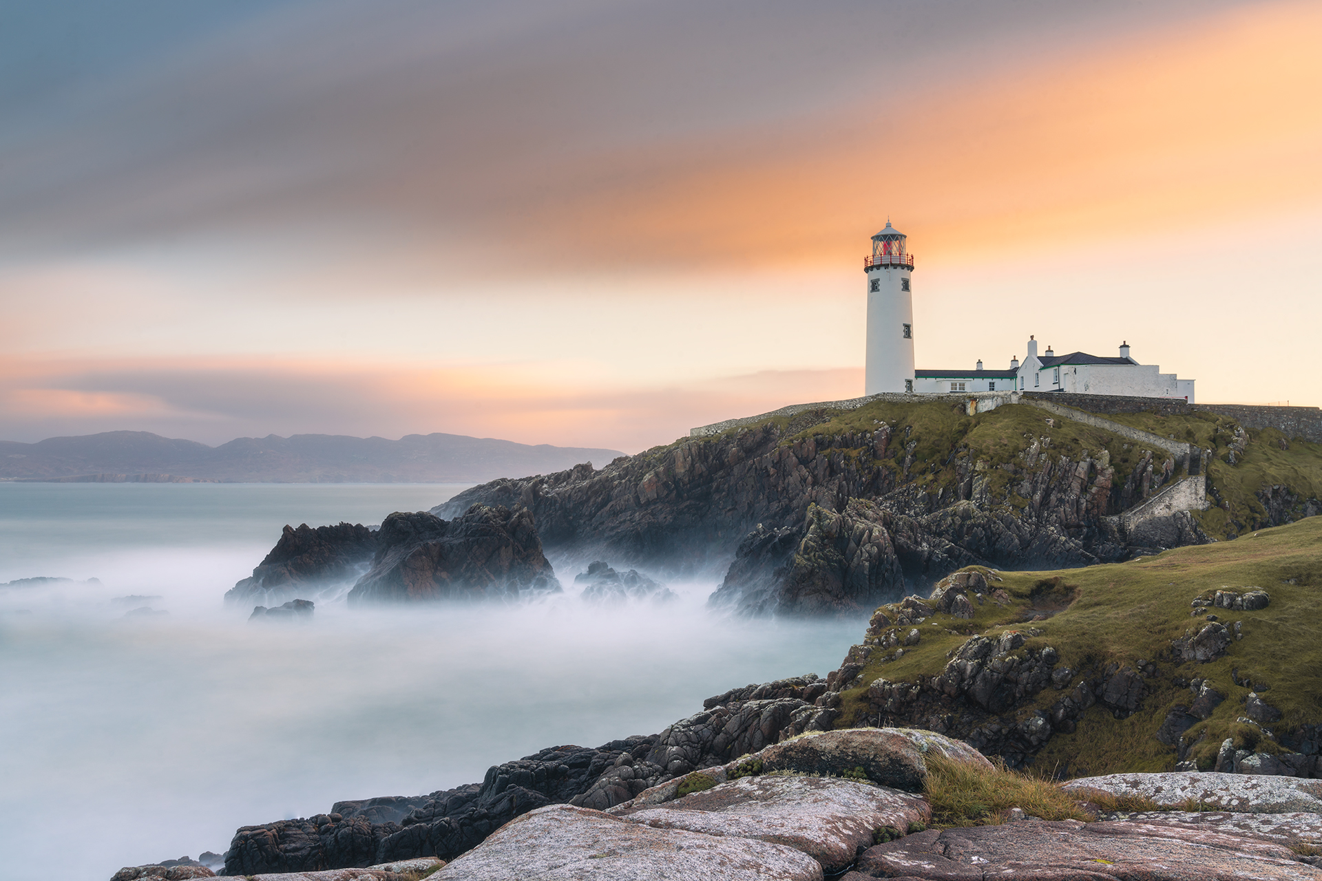 long exposure photography fanad lighthouse
