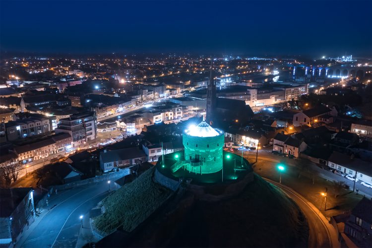 Millmount Museum Drogheda aerial image