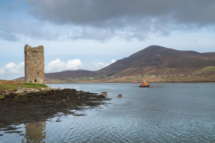 Grace O'Malley's or Kildavnet Castle on Achill Island