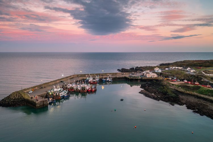 Drone photography Port Oriel Clogherhead County Louth